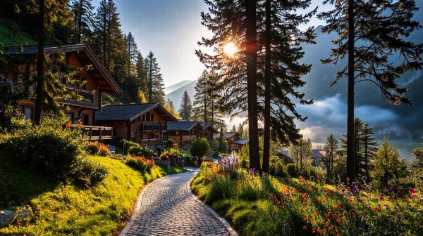Meilleure période pour choisir un chalet aux Houches